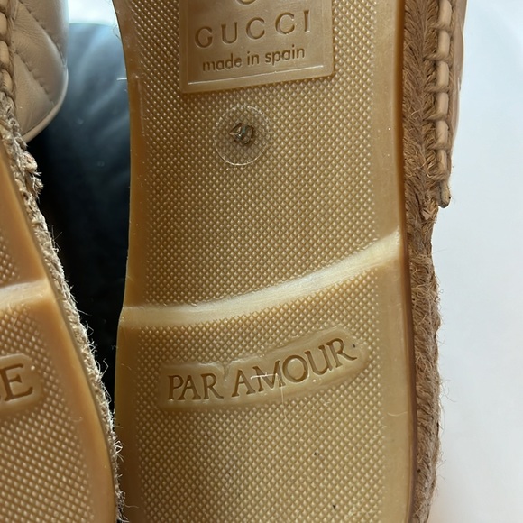 Authentic Gucci Marmont Double G Espadrilles Size us 9 / 40 euro - Picture 6 of 8